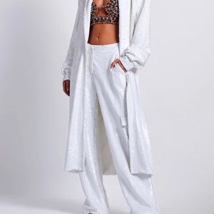 Sold out everywhere-PatBo Sequin Cargo Pants